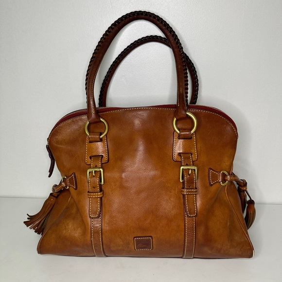 Dooney & Bourke Handbags - Dooney & Bourke Brown Leather Satchel